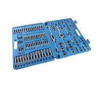 Lot de 110 Tarauds M2-M18 Métriques Fins et Gros | Kit de taraudage complet pour filetage intérieur et extérieur