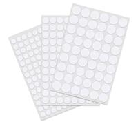 Lot de 1160 cache-vis autocollants blancs pour vis et meubles - 3 tailles