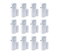 Lot de 12 alarmes de porte et de fenêtre, 90 dB pour la sécurité des enfants, capteur sans fil pour porte fenêtre, piscine, alarmes pour la maison