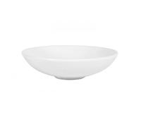 Lot de 12 assiettes rondes BANCA, plats de Service de Table creuses pour soupe, pâtes dessert en fine porcelaine blanche
