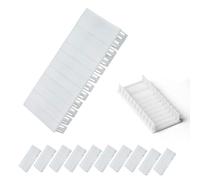 Lot de 12 bandes de recouvrement pour boîte à fusibles - Pour boîte électrique - Compatible avec F-Tronic, Hager, Hensel, etc.