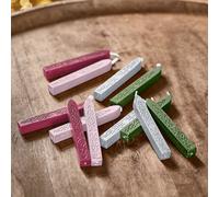 Lot de 12 bâtons de cire à cacheter Movique multicolore H/Ø env. 9/1.5 cm
