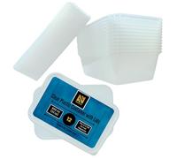 Lot de 12 boîtes de conservation en plastique avec couvercle - 650 ml - Transparentes - Pour congélation - Conservation alimentaire - Micro-ondes - Réfrigérateur - Lavables - Recyclables - Anti-fuite