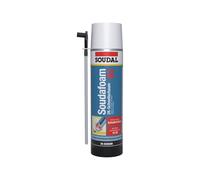 Lot de 12 bombes aérosol Soudal Soudafoam 2K, 400 ml e matériaux de construction B2, bombe aérosol - Mousse à écaillage bicomposant prête à l'emploi pour un montage rapide et sûr des cadres