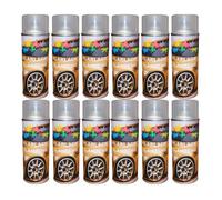 Lot de 12 bombes de vernis transparent brillant pour voiture 400 ml