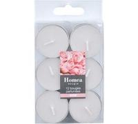 Lot de 12 Bougies Chauffe-Plat Essentiel 3,5cm Rose