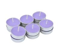 Lot de 12 Bougies Chauffe-Plat Essentiel II 3,5cm Lavande
