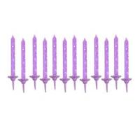 Paris prix Arabesques - Lot de 12 - Ronde - Prune - Violet
