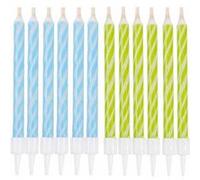 Paris prix Lot de 12 bougies magiques - Bleu