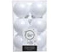 Lot de 12 boules EDM - esprit de Noël - Blanc - 72012 Blanc G