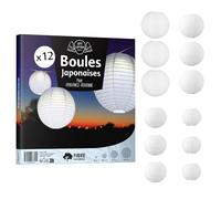 Lot de 12 Boules Japonaises 15/20/25/30cm