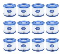 Lot de 12 cartouches filtrantes de piscine de type VI pour Bestway, taille 6-58323