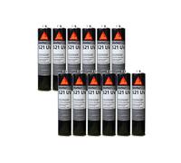 Lot de 12 colle-mastics hybride SIKA Sikaflex 521 UV - Blanc - 300ml