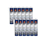 Lot de 12 colles mastic marine SIKA Sikaflex 291i - Blanc - 300ml
