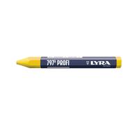 Lot de 12 Craies à l'huile pour bois 797 PROFI Jaune LYRA