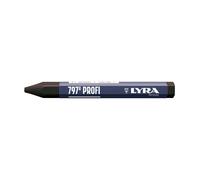Lot de 12 Craies à l'huile pour bois 797 PROFI Noir LYRA