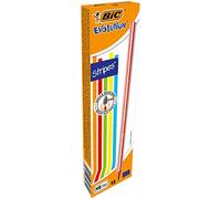 BIC Crayons Evolution Stripes - Lot de 12