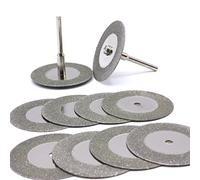 Lot de 12 Disque à tronçonner en verre et métal diamant 35 mm pour ponceur Dremel Proxxon