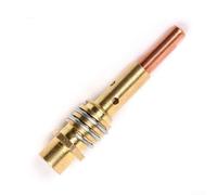 Lot de 12 douilles MB15 MIG - Embouts de 0,8 mm - Porte-embout M6 - Buse de diffuseur de gaz et embouts de contact compatibles avec les systèmes de torche 14AK 15AK (0,8 mm)