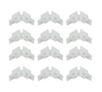 Lot de 12 empilables pour plateaux de congélateur - Pour placard / garde-manger - Bac à glace pour congélateur, support de tablette, accessoires pour congélateur, organiseur de plateau empilable