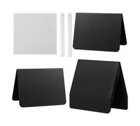 Lot de 12 étiquettes alimentaires pour buffet avec stylo blanc et étiquettes réutilisables pour table de pâtisserie, événement, banquet, mariage, buffet, fête, dîner C