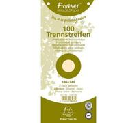 Lot de 12 Etui de 100 intercalaires format 240x105 mm, en papier recy oloris chamois