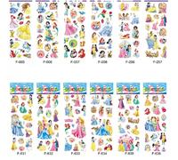 Lot de 12 feuilles de stickers muraux en vinyle 3D Mickey Minnie Mouse pour décoration de chambre d'enfant~00394
