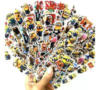 Lot de 12 feuilles de stickers muraux en vinyle 3D Mickey Minnie Mouse pour décoration de chambre d'enfant~00409