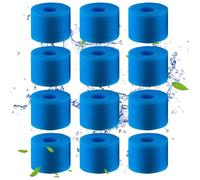 Lot de 12 filtres de Piscine en Mousse Filtre pour Intex Type S1-Filtre en Mousse pour Spa,Piscine-Réutilisables et lavables(12pcs)