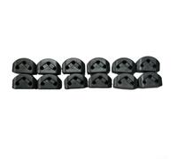 Lot de 12 fixations pour cordes de guitare - Accessoires essentiels pour joueurs de guitare classique et ukulélé (noir)