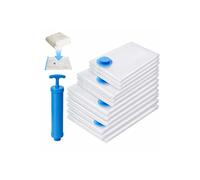 lot de 12 housses de rangement sous vide avec pompe (3 Maxi, 3 L, 3 M, 3 S)