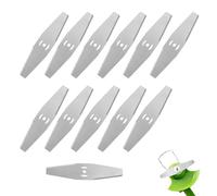 Lot de 12 Lame Débroussailleuse Lames de Rechange en Métal Coupe-Bordure | électrique Lame en Métal pour Jardins Fermes et Défrichements