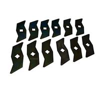 Lot de 12 lames de scarificateur compatibles avec AL-KO ALKO 360 VBS 380 VBS. Sunline 360 VE, Turbo Silent