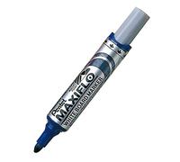 Lot de 12 Marqueur effaçable à sec pour tableaux blancs pointe ogive encre liquide base alcool bleue PENTEL MAXIFLO