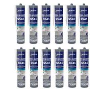 Lot de 12 mastics silicone translucide sanitaires 300ml - BOSTIK S545-TRANSx12