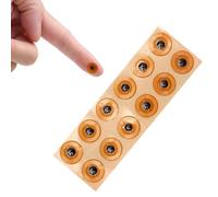Lot de 12 mini autocollants NFC 1 cm NFC Tag autocollants étanches NTAG213 FPC Tags NFC Programmables Puce NFC Cartes RFID Tag pour tous les téléphones portables et appareils intelligents avec