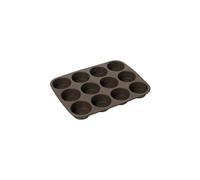 Lot de 12 moules a muffins - Marron