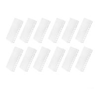 Lot de 12 ou 24 caches de trous modulaires pour boîte à fusibles, rail DIN et remplissages de fentes inutilisées, inserts en plastique blanc pour la sécurité des consommateurs