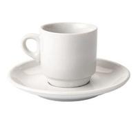 lot de 12 paires tasses café empilables porcelaine ø55 x h60 mm. 9