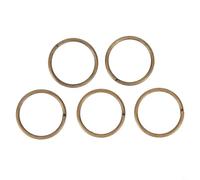 Lot de 12 panneaux de séparation de pièce à suspendre - Construction creuse pour diffusion de la lumière, flux d'air et cloison décorative (anneau en fer)
