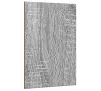Lot de 12 Panneaux Décoratifs - vidaXL - revêtement mural - bois d'ingénierie - gris sonoma - 21 x 30 x 0,27 cm{mty18g}