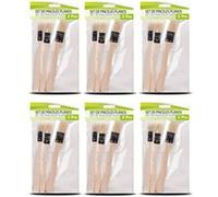 Lot de 12 paquet de 3 pinceaux plats pour artistes brosses mixtes professionnelles pinceau à pointe fine -JUANIO- Autre G
