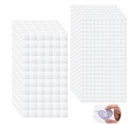 Lot de 12 Pastilles Adhésives 3D, Tampons Adhésifs en Mousse Double Face Pastilles Adhésives Double Face Pastille Adhésive Prédécoupées Points Adhésifs Carrés pour Scrapbooking(6 × 6 mm, 12 × 12 mm)