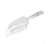 Lot de 12 pelles en plastique multi-usage pour débris de neige de jardin | Lot de 12, visibilité claire, plastique léger, thé glacé, multi-usages