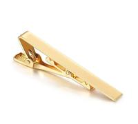 Lot de 12 pinces à cravate en cuivre fin avec finition polie, accessoires de mariage d'affaires et support de collier antidérapant