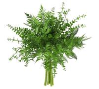 Lot de 12 plantes artificiellesvpour extérieur, fougère artificielle Boston pour jardin, vase, mariage, fête et décoration
