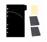 Lot de 12 pochettes intercalaires à 6 onglets pour classeur A6
