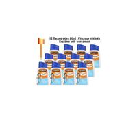 Lot de 12 pots vides - Pinceau incorporé - Colle - 80ml -