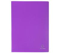 Exacompta Protège-documents OPAK A4 60 vues - polypropylène 5/10e, pochettes cristal - Violet