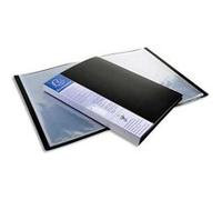 Lot de 12 Protège-documents UPLINE en polypropylène opaque. 80 vues, 40 pochettes. Coloris noir G